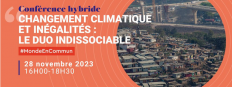 CONFERENCE Changement climatique et inégalités