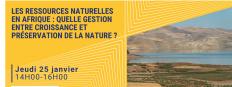 Conférence AFD : Les ressources naturelles en Afrique